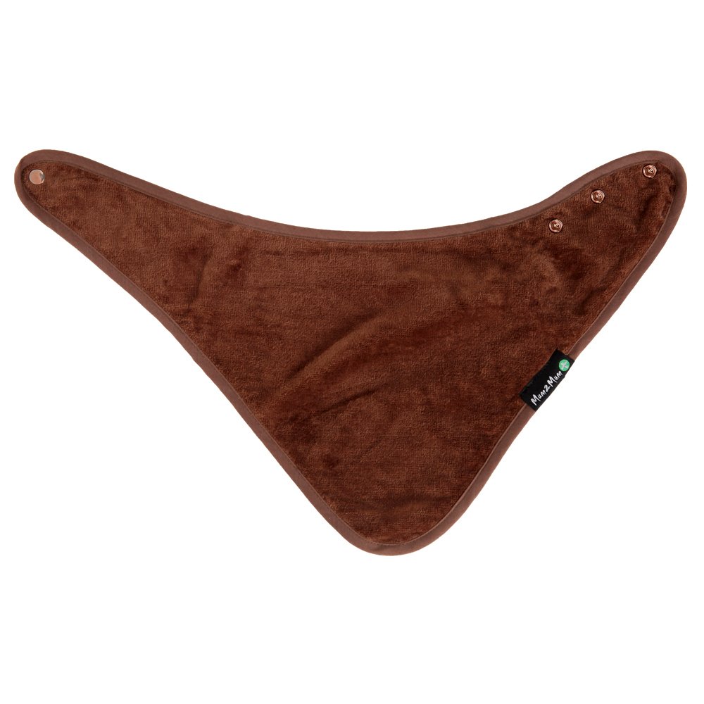 Mum2Mum Plus Special Needs Adult Bandana Bib in Chocolate