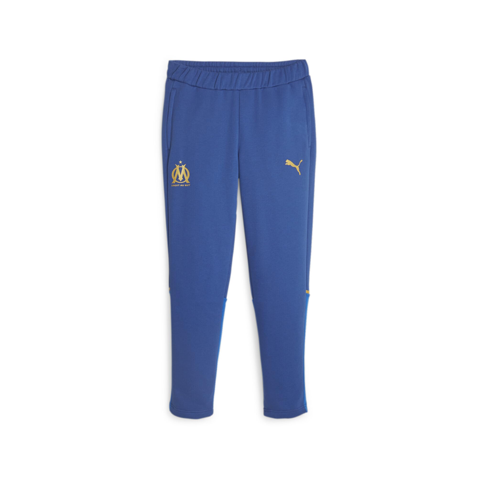 PUMA Mens Olympique de Marseille Football Casuals Football Sweatpants - Clyde Royal-PUMA White - XL