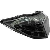 iTobest Tail Light Compatible with Kawasaki Z250 Ninja 250 300 13-18, Smoke | LED Integrated Turn Signal Blinker Brake Taillight Compatible with 2013-2018 KAWASAKI Z300 NINJA 300