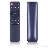 New Replacement Remote Control for Sainellor &lrm;AMX100, WISHOLY&lrm; X3 Projector | for VISSPL V16, PURSHE HI-01, CiBest&lrm; SO-S, Roconia &lrm;G3W (White Color)