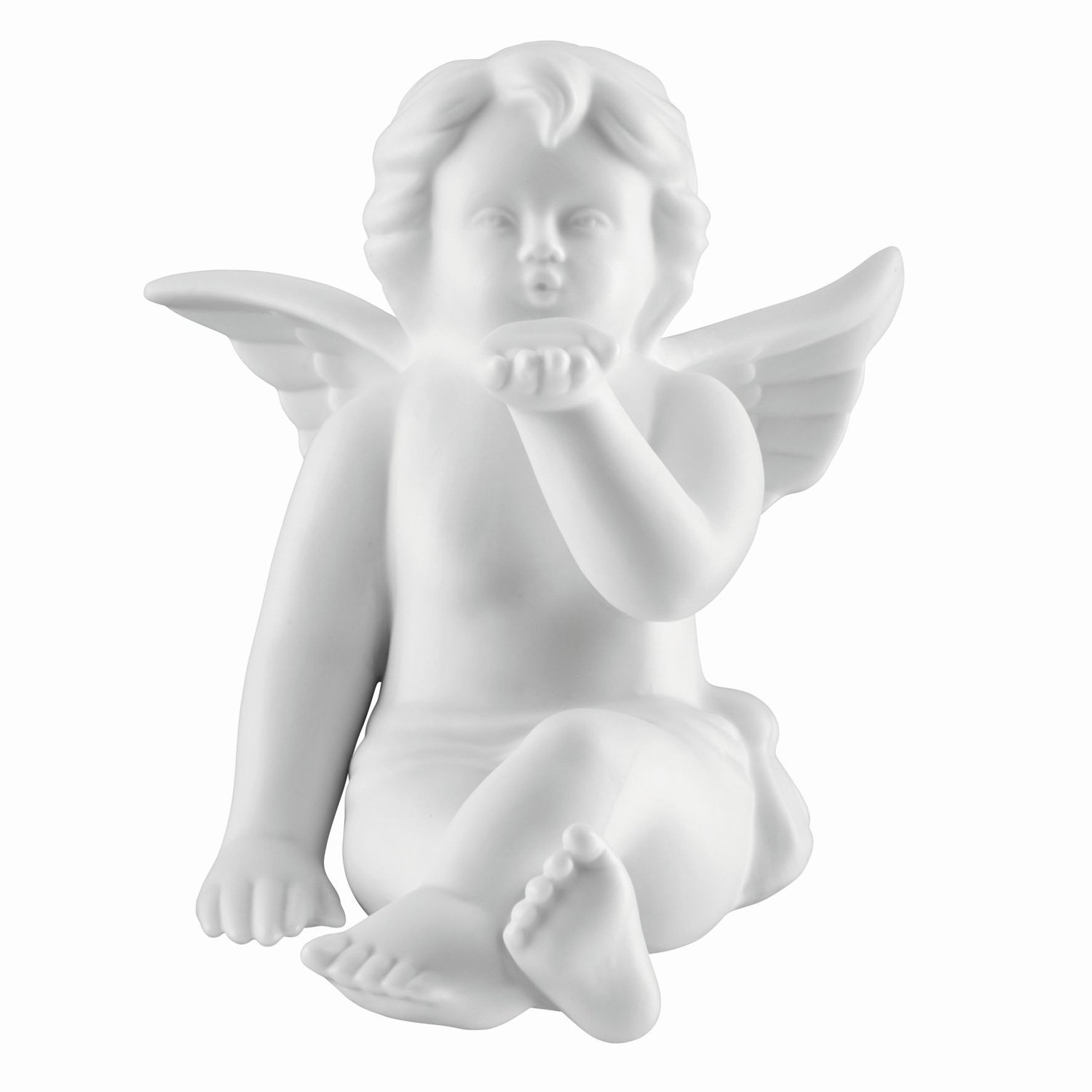 Bavaria Porcelain Angel Biscuit Matte White with Rosenthal Quality 11cm in a Gift Box