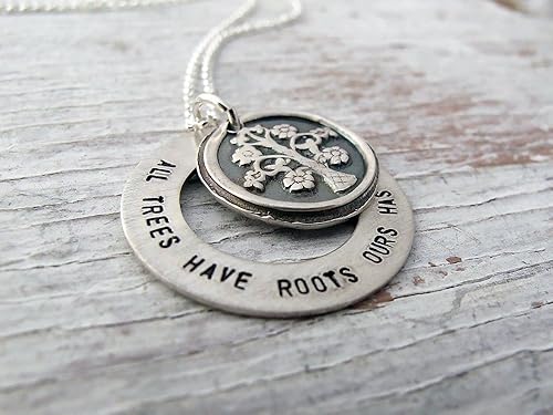 family tree necklace for grandmother