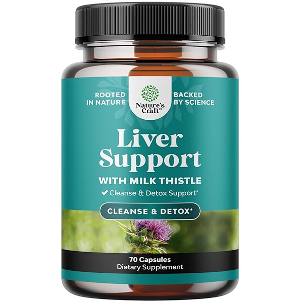 LIVER CLEANSE DETOX & REPAIR – MILK THISTLE SUPPLEMENT FOR DIGESTION & IMMUNE HEALTH – GINGER ROOT, CHOLINE & DANDELION ROOT – HERBAL LIVER SUPPORT WITH SILYMARIN, BEETROOT & ARTICHOKE – 70 COUNT