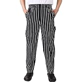 Men's Chef Pants Cargo Style, Baggy Chef Pants with Pockets