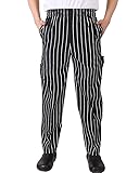 Men’s Classic Multi Pocket Baggy Chef Pant Black