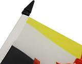 AZ FLAG Brunei Table Flag 5x8 in 21x14 cm Polyester Desk Flag with Pole & Base view 4