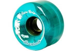 Sure-Grip Boardwalk Outdoor Roller Skates Wheels | Made with Urethane & 65mm Diameter | Suitable for Complete Wheels Replacement Made in USA (Set of 8 Wheels)