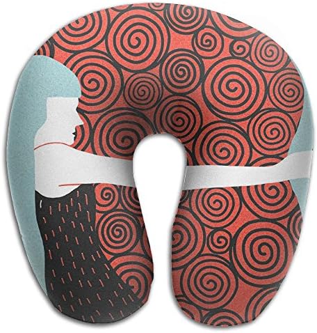 Hippie Hip Hop Brace Neck Pillow Therapeutic Memory Foam U-SHAPE For Sleeping Man