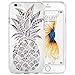 for iPhone 8 Plus Case,for iPhone 7 Plus Case TPU Non-Slip High Definition Printing Personalized Graffiti Pineapple