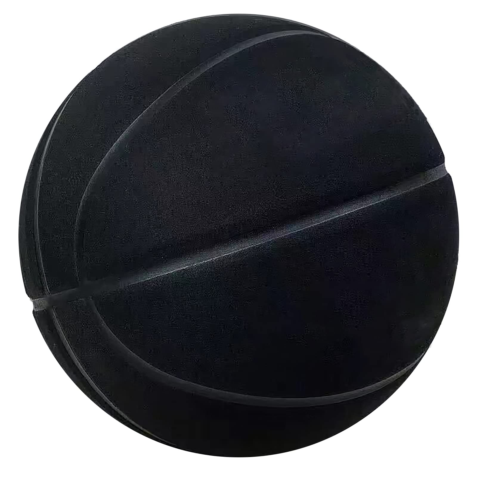 Standard 5/6/7 Basketball, Non-Slip And Wear-Resistant Microfiber Suede, No Logo Ball, Suitable for Indoor And Outdoor Training And Competition, Suitable As A Signature, Gift,black edge,No. 7