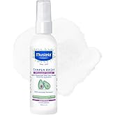 Mustela Baby Diaper Rash Cream Spray &ndash; Touch-Free protectant with Zinc Oxide &amp; Natural Avocado - Treats, Soothes and Prevents Diaper Rash- Fragrance-Free - 3 fl. oz