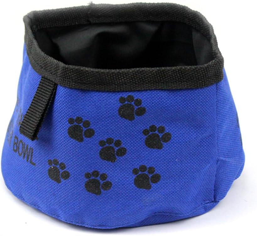 Ciotola Piegevole Per Cani Con Moschettone - Portatile Per Viaggi E Passeggiate