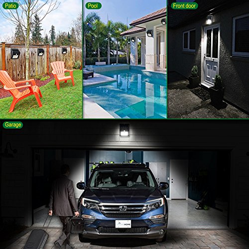 Solar Lights Outdoor, Costech Super Bright 20 LED Motion Sensor Solar Lights (4 PACK); Auto ON/OFF, Wireless Easy Installation, Security Outdoor Lights/Wall Lights for Driveway, Yard, Pathway - Thumbnail 5