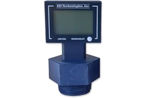 KODIAK CONTROLS SSI TECHNOLOGIES DFT-110 Ultrasonic Digital Drum Level Gauge, 2" and 3/4", Bung Attachement, 8.75" x 8.75" x 4.5"