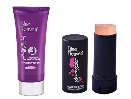 Blue Heaven Studio Primer and Xpression Makeup Stick, Natural Glow