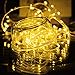 Lalapao Christmas Rope Lights 120 LED Battery Operated Fairy String Lights Waterproof Outdoor lights decorations Timer Decor for Indoor Garden Patio Lawn Holiday Bedroom Wedding Party (Warm White)