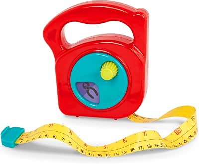 Battat Big Tape Measure Toy with Working Reel Easy-Hold Handle 1 Piece