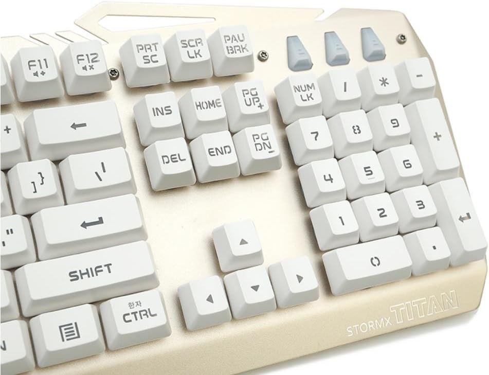 Xenics Stormx Titan Se 104 Key For Professional Gaming Keyboard Korean English 7 Color Led Back Light Champagnegold Amazon Co Uk Computers Accessories