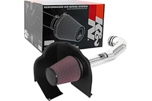 K&N Cold Air Intake System: High-Flow Air Filter, Increase Performance & Towing: Compatible with 2014-2020 Chevy/GMC/Cadillac Silverado 1500, Suburban, Tahoe, Sierra 1500, Yukon, Escalade, 77-3082KP