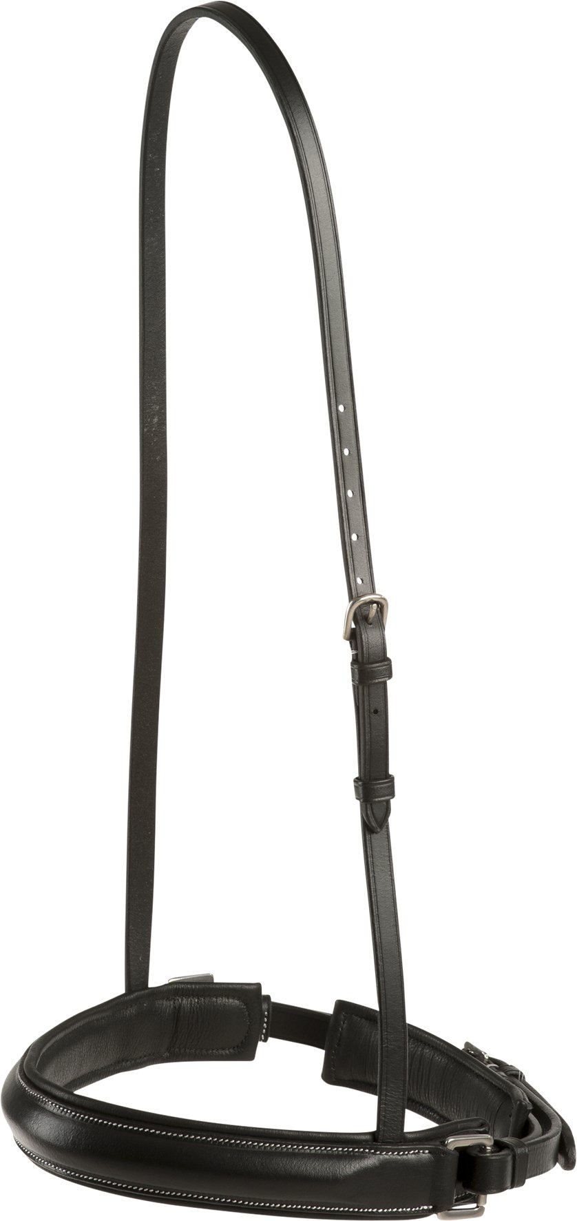 Eric Thomas Unisex Adult 307345302 Pro Cavesson Noseband - Black/Black Lining, One Size