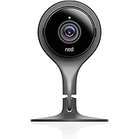 Nest Cam Indoor Wired Home Security Camera, 24/7 live video, 1080p HD, Wifi, Night Vision, 2-Way Talk, Mobile Intelligent Alerts, 3-hour event snapshot, works with Google Assistant & Alexa