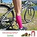 BeVisible Sports Calf Compression Sleeve - Leg Compression Socks For Men and Women | Calf Sleeves for Shin Splints Running Cycling Travel Nursing Maternity Varicose Veins Calf Pain Relief & Recovery