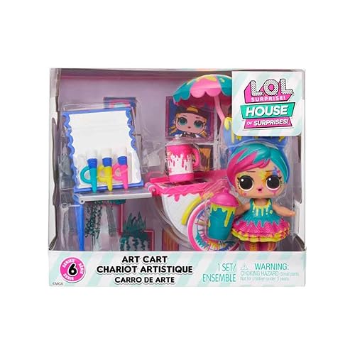 Surprise! OMG House of Surprises Art Cart Playset with - Main Image
