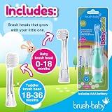 Brush-Baby BabySonic Kids Electric Toothbrush Teal 0-36 Months LED 2-Min Timer view 2