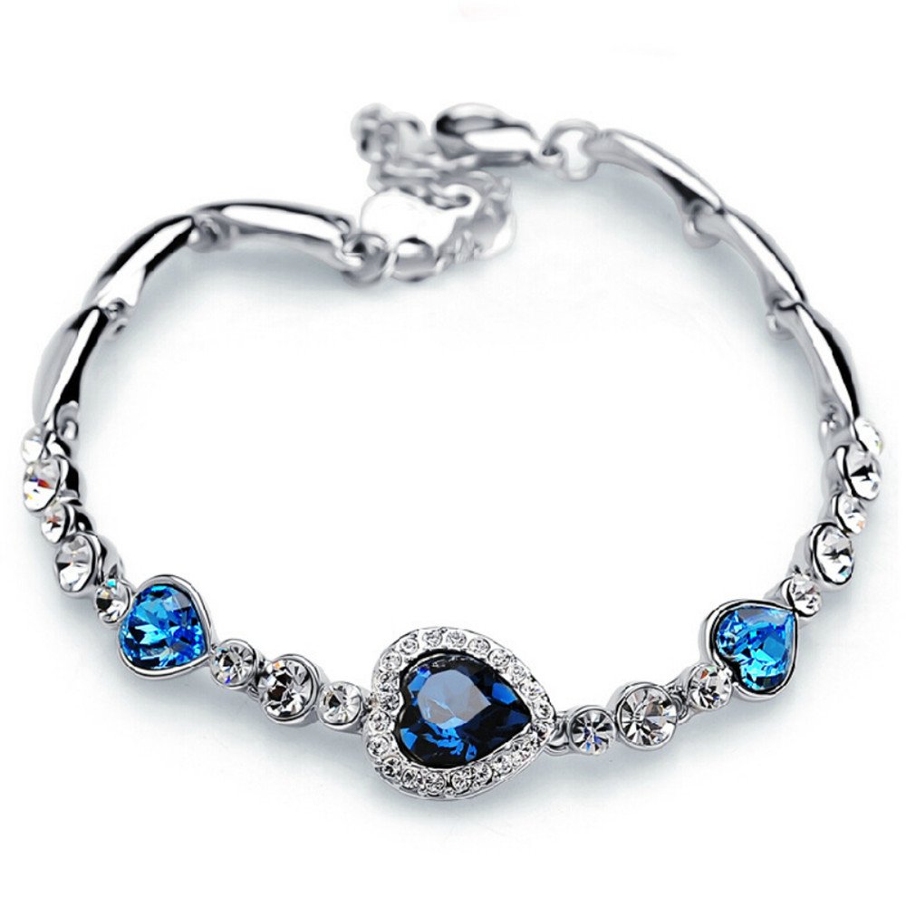 RIVA Tennis-Armband In Weißgold Vergoldet – Mit Ovalem Zirkonia-Stein, 18 Cm, Nickelfrei