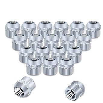 Amazon Com 51 Wheel Lug Nuts 1 2 Pack Open End Zinc Finish Lug Nuts Set 3 4 Hex Wheel Lug Nut Set Industrial Scientific