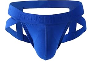bebeone Mens Jockstrap Underwear Thong Athletic Supporters