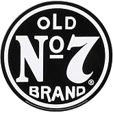 Jack Daniel's Vintage Old NO.7 Round Metal Tin Sign JD-35517