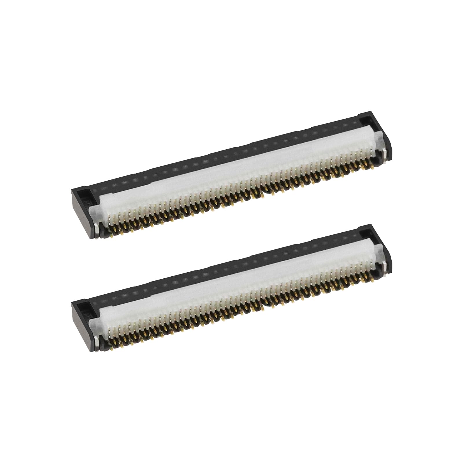 EMSea 2PCS LCD Screen Connector Socket Compatible with Switch Console Motherboard with 53 Pin ZIF LCD Screen Connector Console Replacement Part