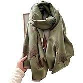 First Choose Women's Blanket Chunky, Pashmina Shawls Wraps Oversized Winter & Fall Warm Scarfs Soft Cashmere Feel for Women