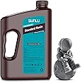 SUNLU 3D Printer Resin 3kg, Fast Curing Standard 3D Resin for Most Resin 3D Printers, 395 to 405nm UV Curing 3D Printing Liquid Photopolymer Resin, Low Shrinkage and High Precision, 3000g, Dark Grey