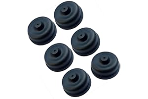 Amaezorx 6pcs EPDM Rubber Aquarium Air Pump Diaphragm - Silicone Cup Replacement Parts for Fish Tank Oxygen Pump, Compatible 