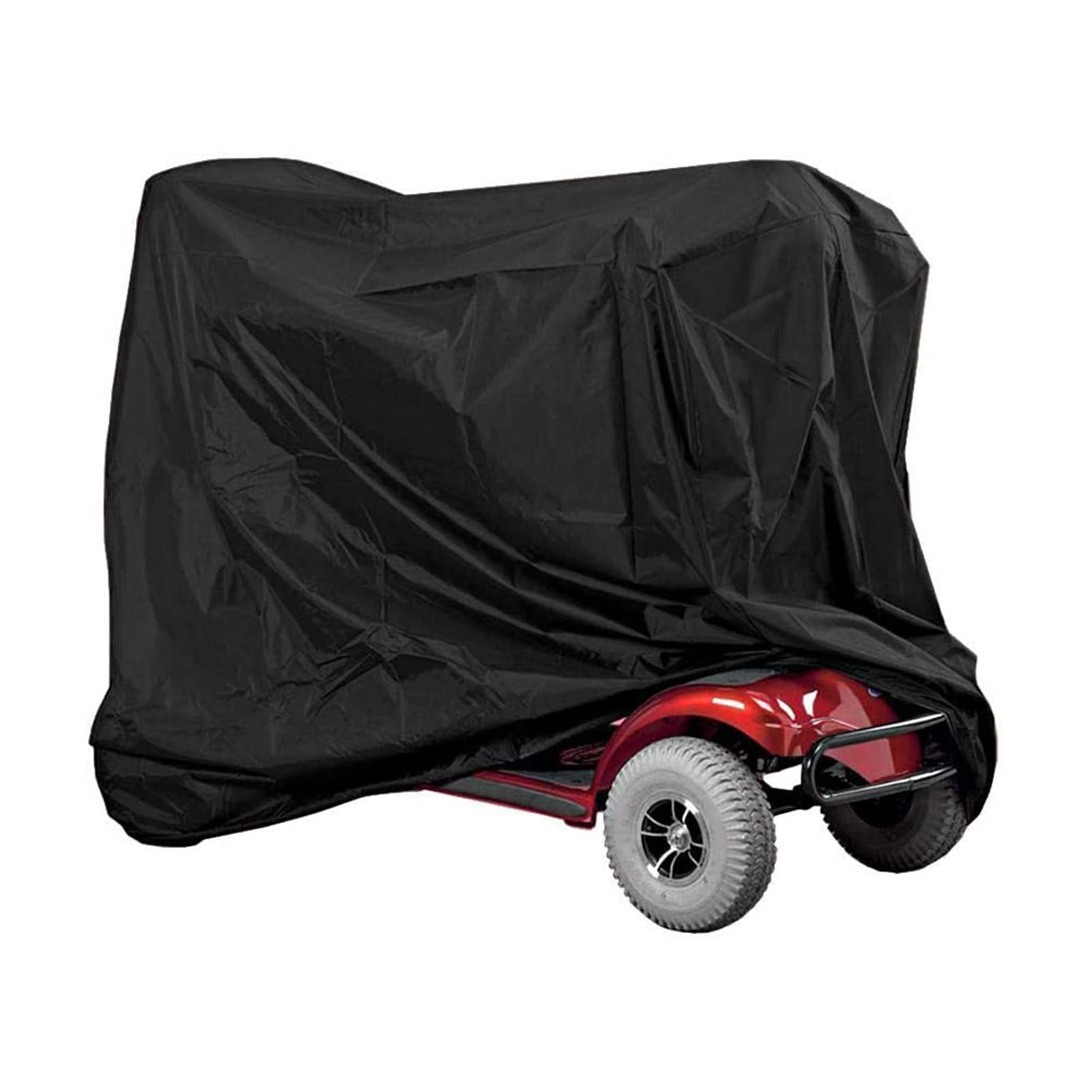 Ausla Mobility Scooter Cover, Waterproof 190T Oxford Fabric Universal Rain Cover for Disabled Scooters, 140x66x91cm