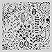 NICOLE DIARY Flower Nail Art Stamp Template Image Stamping Plate NDP-114