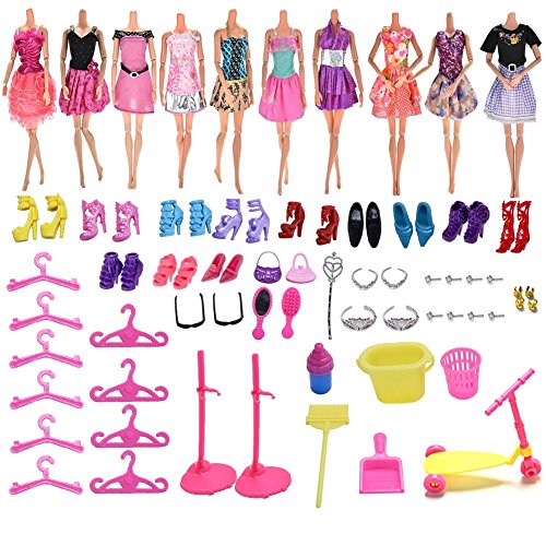 paquetes de ropa de barbie
