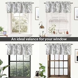 DriftAway Tree Branch Linen Lined Valance Double