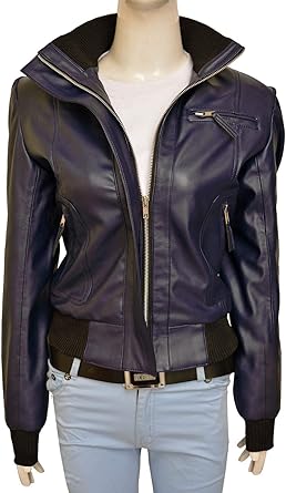 dark purple jean jacket