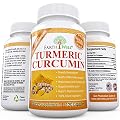 Turmeric Curcumin Extract Pure Standardized to 95% Curcuminoids - Healthy Anti-inflammatory Supplement - 650mg - Best Natural Chronic Pain Reliever With No Side Effects - 120 capsules