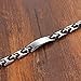 Personalized ID Men Bracelets Stainless Steel Engraved Bangle Bracelets for Mens Jewelry (BA1366XQ)