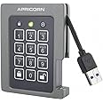 Apricorn 2TB Aegis Padlock SSD 256-Bit, FIPS 140-2 Level 2 Validated Ruggedized USB 3.0 Encrypted External Portable Drive (ASSD-3PL256-2TBF)