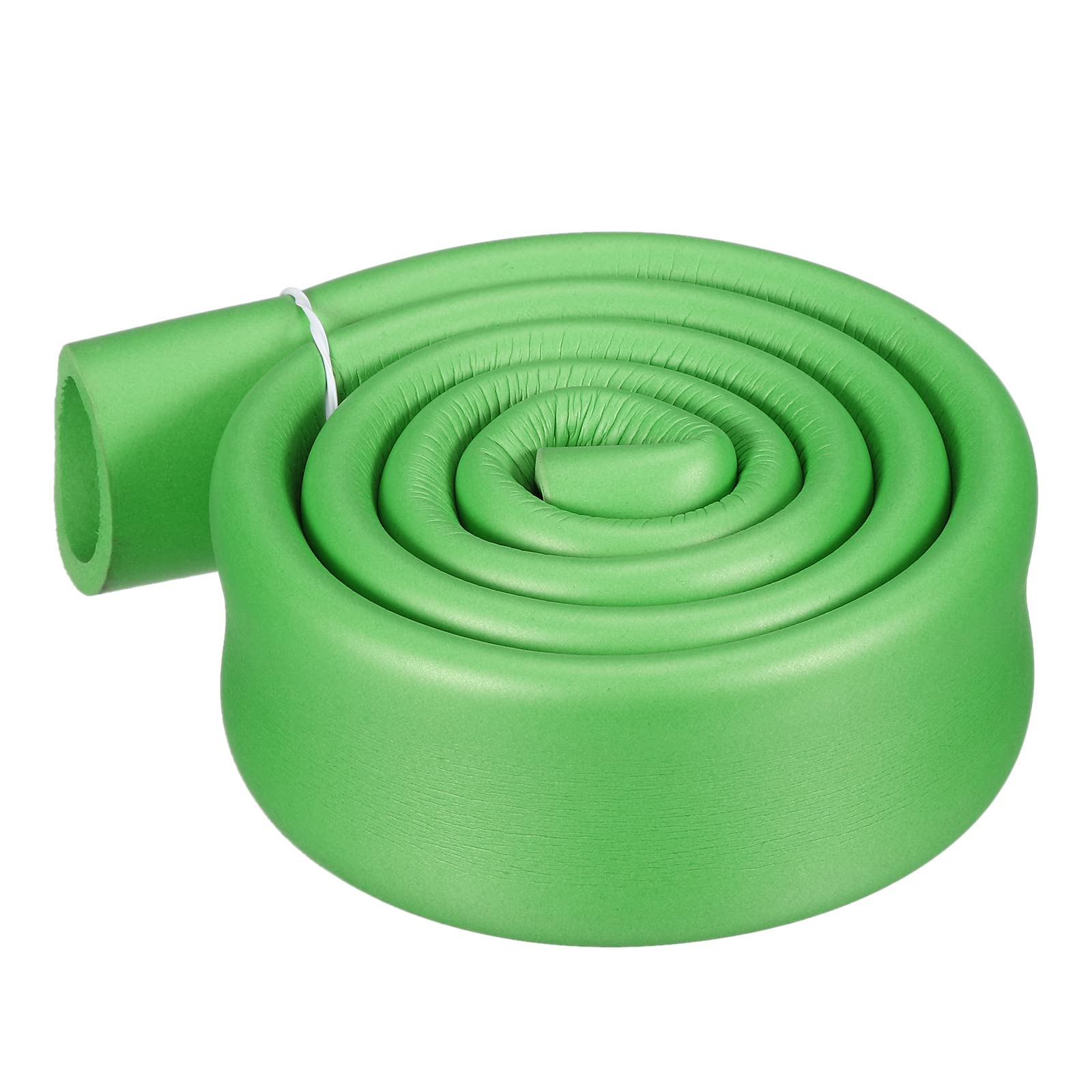 DMiotech 28mm ID x 5mm Thick 3.3ft Pipe Insulation Tube Foam Grip Wrap Closed Cell Foam Tubing Non-Slip for Utensil Tools Handle Support,Green,1m