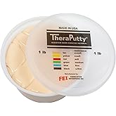 CanDo TheraPutty Scented Hand Exercise Putty For Rehabilitation, Exercises, Hand Therapy, Occupational Therapy, Vanilla Tan XX-Soft 1lb