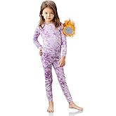 TINFL by Vaenait 4-14 Years Girls Kids Aeroheat Thermal Underwear Base Layers Warm Pajama Fleece Lined Long John Set