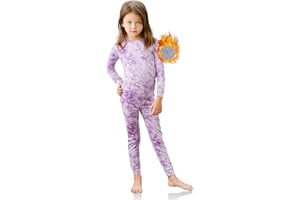 TINFL by Vaenait 4-14 Years Girls Kids Aeroheat Thermal Underwear Base Layers Warm Pajama Fleece Lined Long John Set