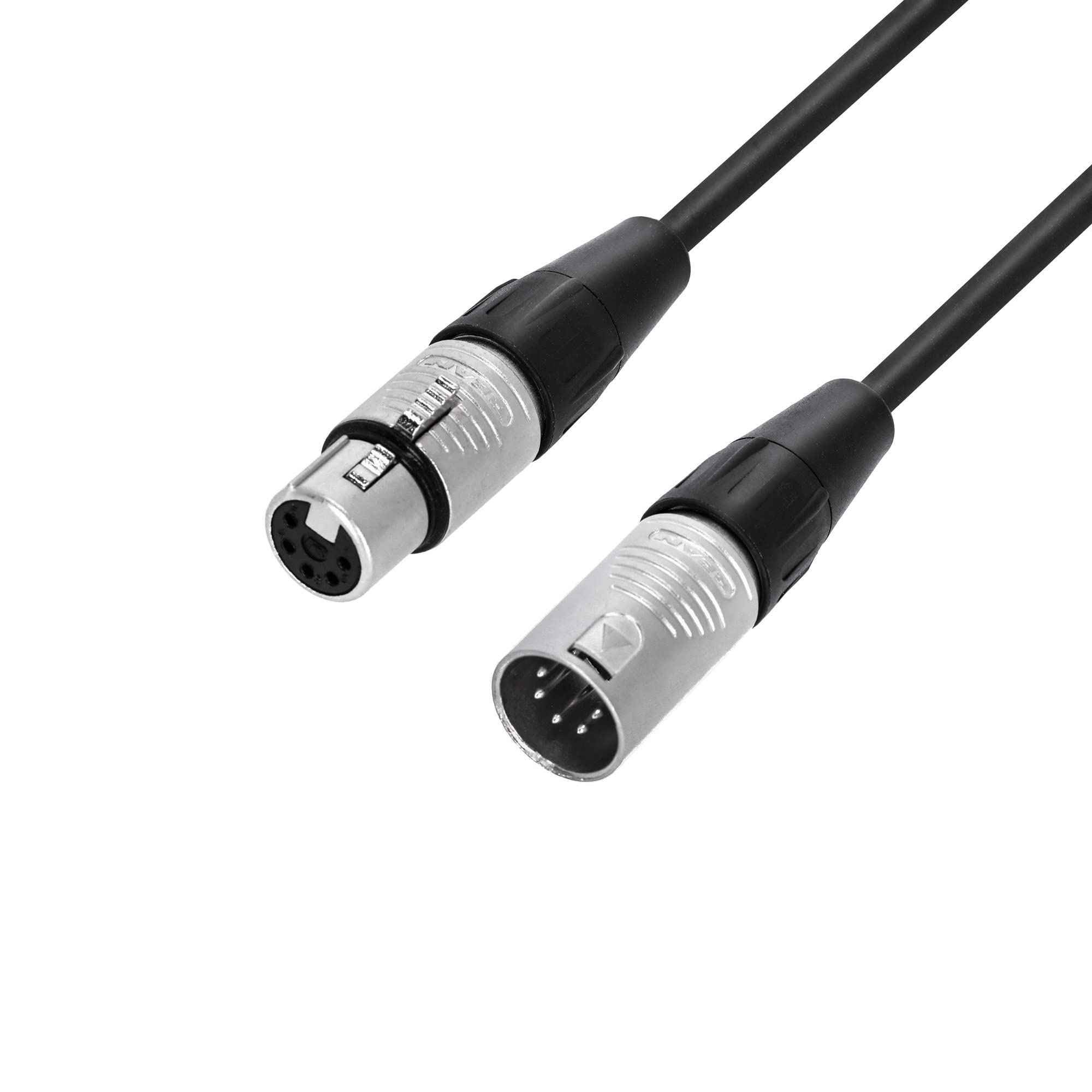 Adam Hall Cables 4 Star DGH 0300 DMX Cable REAN XLR 5-Pin Female to XLR 5-Pin Male 3 m