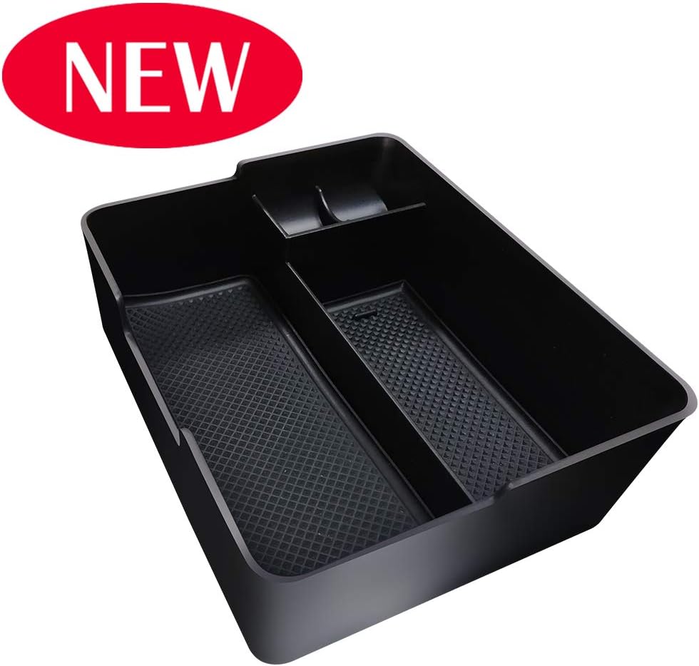 Auto Rover Tesla Model 3 Center Console Organizer Tray Accessoies with Coin and Sunglass Holder for Tesla Model 3